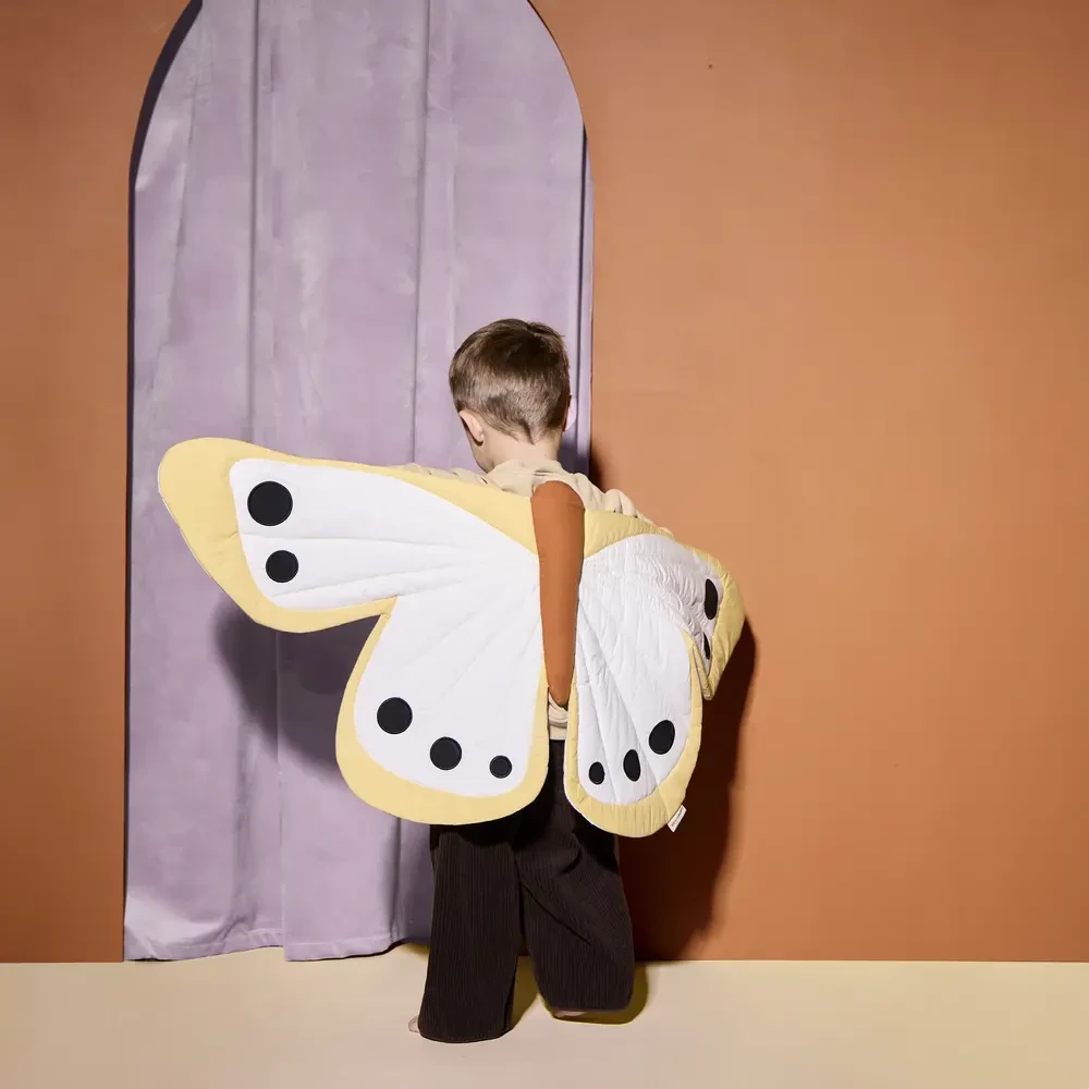 Kids Concept strój motyla skrzydła Butterfly maxi yellow