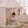 Kid’s Concept namiot dla dzieci Pavilion Off White – zabawka dla dziecka 2+, prezent dla chłopca i dziewczynki, namiot tipi z bawełny organicznej GOTS FSC