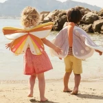 Kids Concept strój motylka skrzydła różowe Butterfly pink