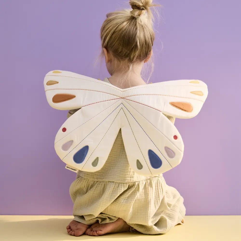 Kids Concept strój motylka skrzydła białe