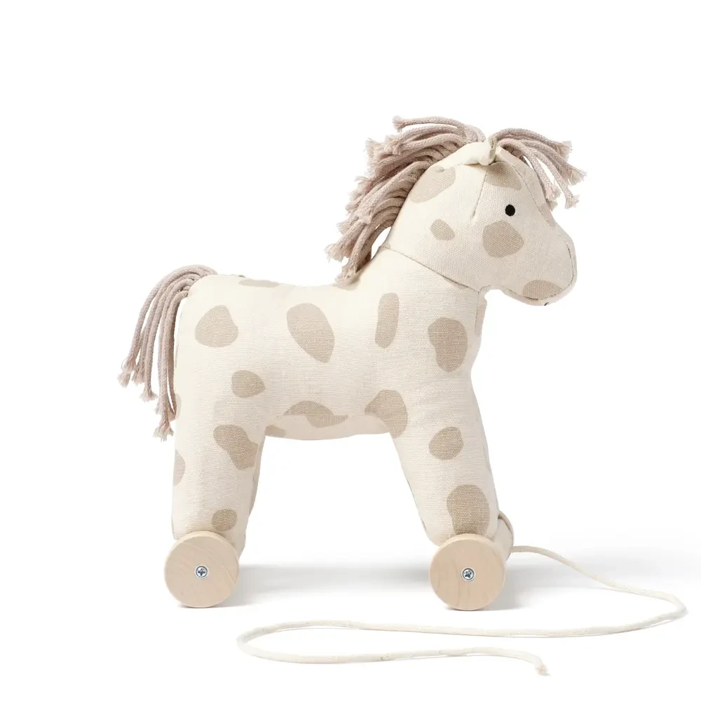 Kids Concept konik do ciągnięcia Dotty zabawka dla rocznego dziecka