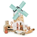 Tender Leaf Toys drewniany domek młyn z figurkami myszkami Penny Windmill