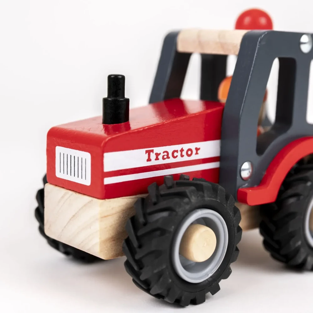 Egmont Toys drewniany traktor ciągnik zabawka farma autko