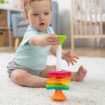 Fat Brain Toys zabawka sensoryczna do motoryki małej MiniSpinny 10m+