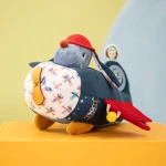 Lilliputiens zabawka sensoryczna Samolot z Pieskiem