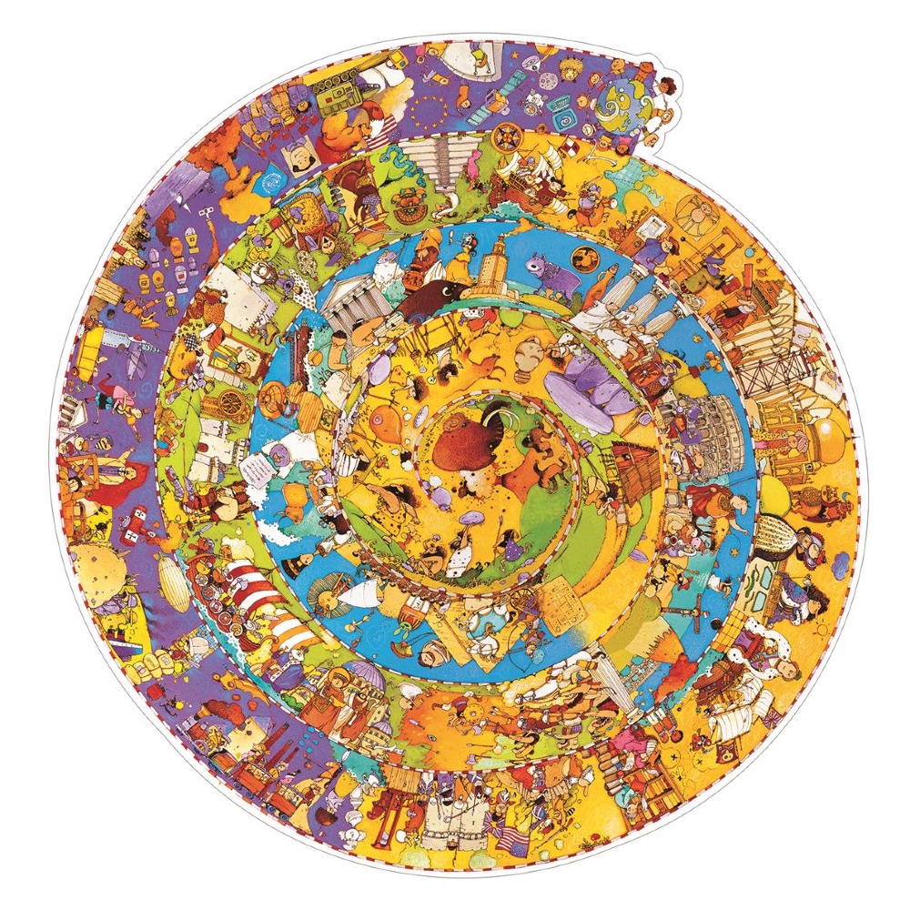 Djeco - Puzzle na okragło - Historia Świata