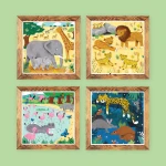 Tiger Tribe kolorowanka wodna zwierzątka Safari