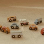 Little Dutch Autka Drewniane Samochodziki 9 pojazdów 12m+