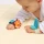 LUDI Baby Foot & Hand Rattles zabawki sensoryczne dla niemowląt do rozwoju motoryki