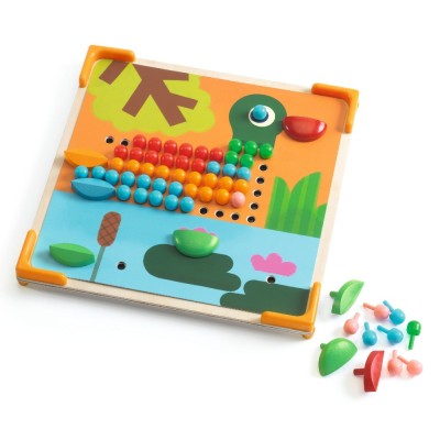Djeco zabawka edukacyjna układanka Mozaika Mini Animo