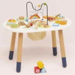 Stolik Edukacyjny Drewniany Sensoryczny z Cymbałkami Le Toy Van Activity Table 18m+