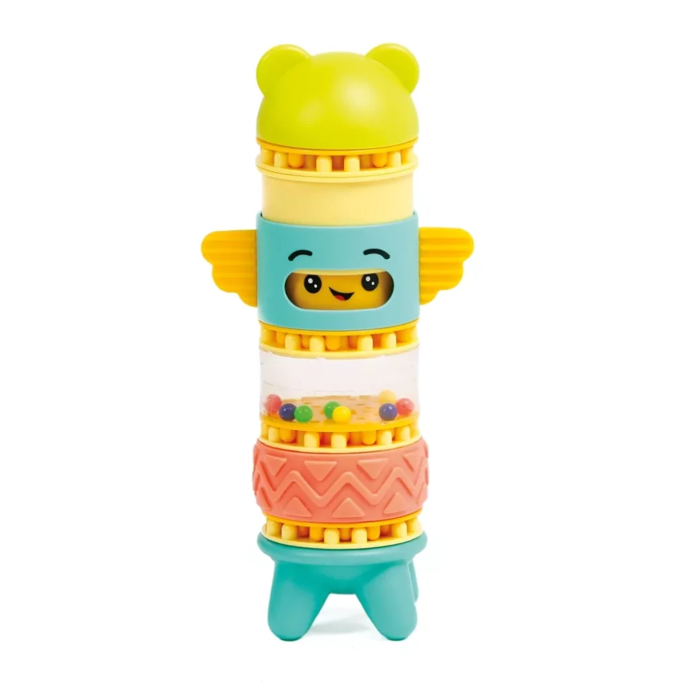 LUDI Peekaboo Stacking Baby Toy – kolorowa wieża do układania i odkrywania świata