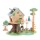 Drewniany Domek na Drzewie Moulin Roty La Grande Famille | Magiczna Leśna Baza z Wyposażeniem dla Dzieci 3+, Duży Wielopoziomowy Domek dla Lalek z Mostem Linowym i Huśtawką, Wspiera Motorykę Małą i Odgrywanie Ról, Prezent Premium.