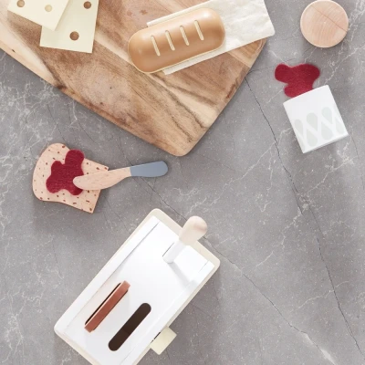 Kids Concept toster drewniany z akcesoriami