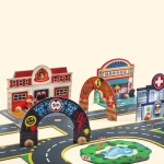 Djeco Układanka 3D Miasto Crazy Motors