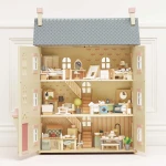 Le Toy Van domek dla lalek Cherry Tree Hall Ultimate z mebelkami i rodziną