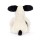 Jellycat piesek pluszak maskotka Bashful Black & Cream Puppy 31 cm