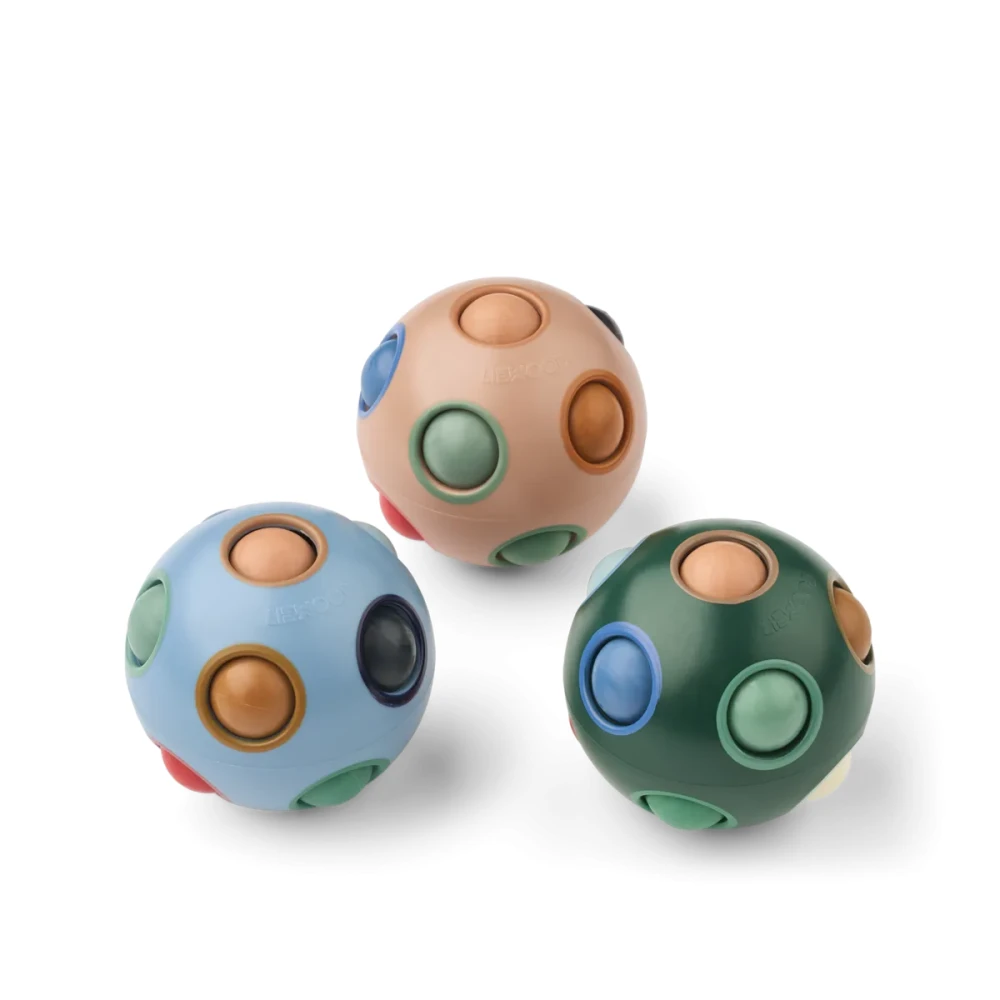 Liewood zabawka manipulacyjna piłeczki Solene Pale Tuscany 3-pack