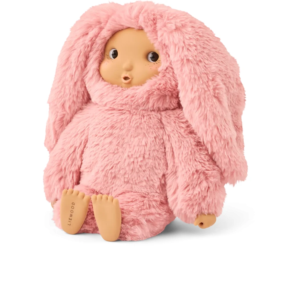 Lalka Przytulanka Sensoryczna z Uszami Królika Liewood Miko Rosey Rose Blush 30 cm 3+