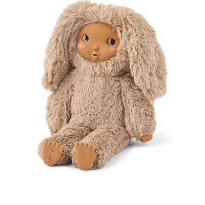 Liewood lalka przytulanka pluszowa z uszami królika Miko Ryo Oat 41 cm
