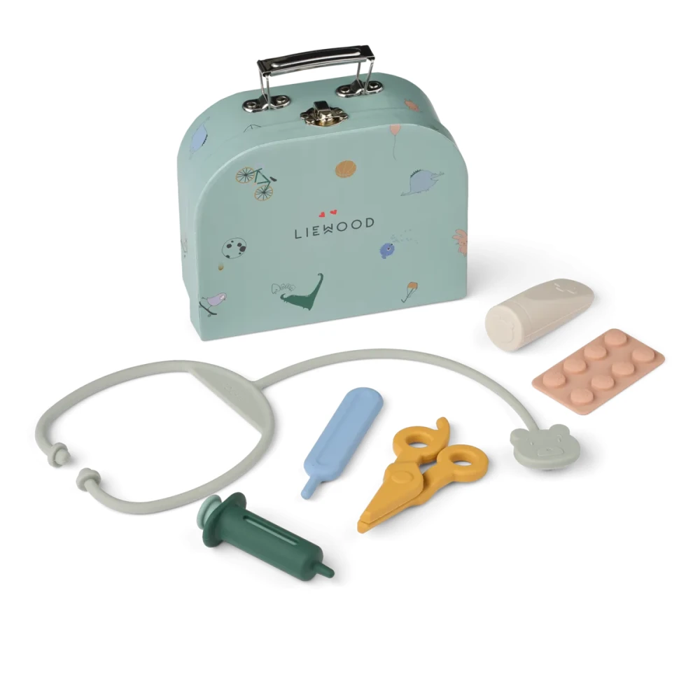 Zestaw Lekarski w Walizce Mały Doktor Liewood Leif Garden Green 3+