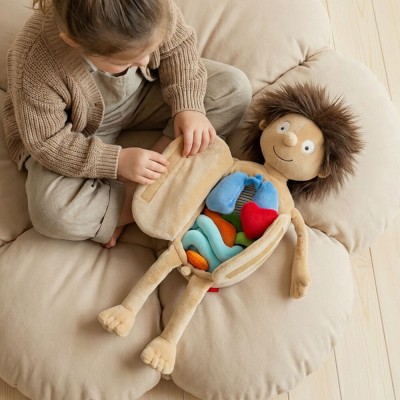 Erwin Pacjent Lalka Edukacyjna Anatomiczna Przytulanka sigikid 12m+