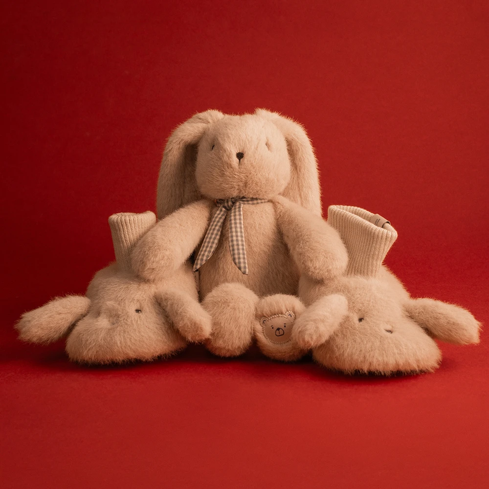 Liewood maskotka pluszowy króliczek Bernis Rabbit Teddy Mist 16 cm