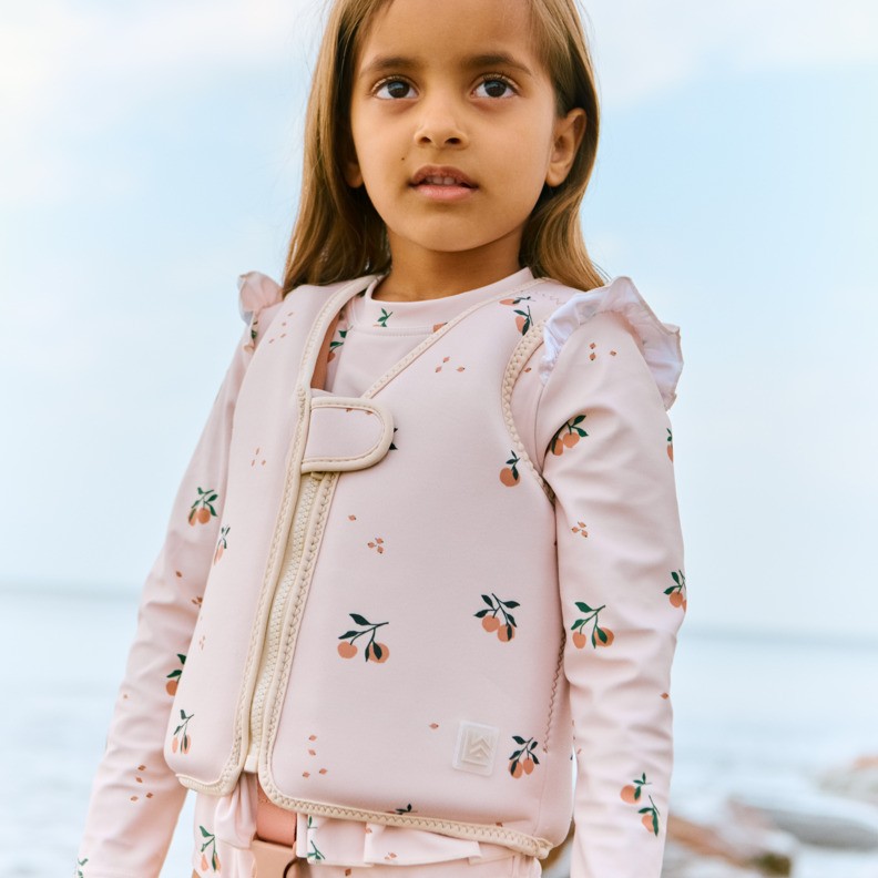 Liewood kamizelka neoprenowa do pływania dla dzieci Dove Peach 2-3 lata 15-19 kg