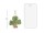 Jellycat Breloczek Zawieszka Koniczynka Amuseables Siofra Shamrock Bag Charm