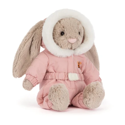 Jellycat pluszak królik Bashful Bunny Snow Suit