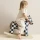 Konik na Biegunach Kids Concept Miro Ciemnoturkusowy (18m+) | Drewniany Bujak dla Dziecka do 50kg, Wspiera Równowagę i Motorykę Dużą, Wykonany z Drewna FSC®, Stabilny i Bezpieczny, Idealny Prezent na Drugie Urodziny dla Chłopca i Dziewczynki.