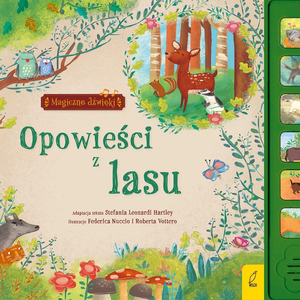Magiczne dźwięki. Opowieści z lasu książeczka dźwiękowa