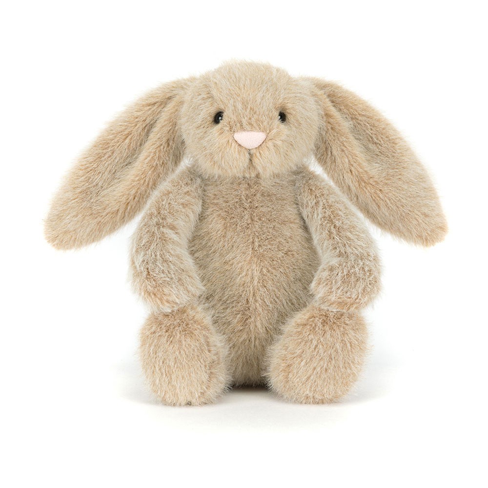 Króliczek Jellycat Oat Flufflet Bunny 18 cm | Puszysta Przytulanka dla Dziecka 12m+, Idealna do Przedszkola i w Podróż, Wyjątkowo Miękki Królik do Małej Rączki, Wspiera Rozwój Sensoryczny i Wyciszenie, Bezpieczny Prezent na Roczek (1. Urodziny).