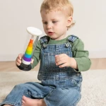 Fat Brain Toys zabawka sensoryczna do rozwoju motoryki małej dla rocznego dziecka Flipty