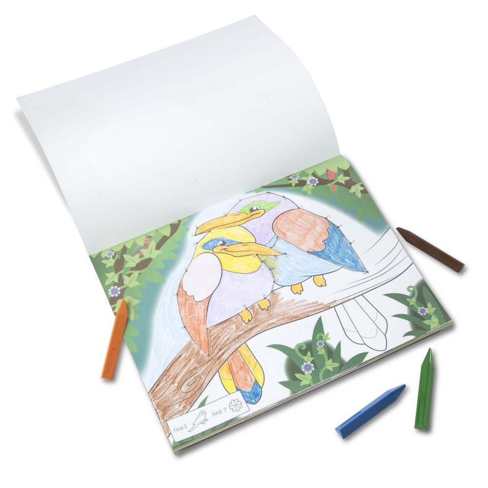Melissa & Doug - Połącz Kropki i Pokoloruj - Duży Format