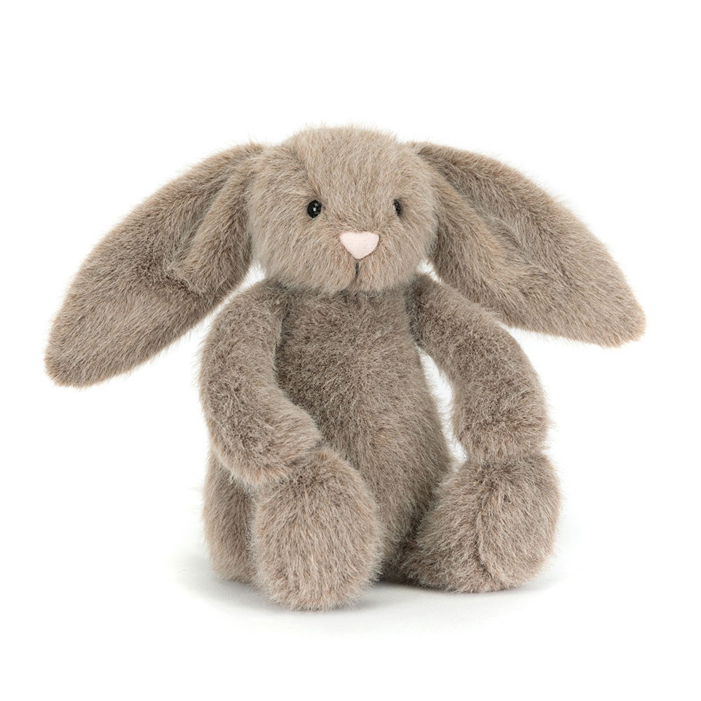 Króliczek Jellycat Fawn Flufflet Bunny 18 cm | Puszysta Przytulanka dla Dziecka 12m+, Idealna do Żłobka i w Podróż, Miękki Królik do Małej Rączki, Wspiera Adaptację i Wyciszenie, Bezpieczny i Stylowy Prezent na Roczek (1. Urodziny).