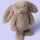 Króliczek Jellycat Fawn Flufflet Bunny 18 cm | Puszysta Przytulanka dla Dziecka 12m+, Idealna do Żłobka i w Podróż, Miękki Królik do Małej Rączki, Wspiera Adaptację i Wyciszenie, Bezpieczny i Stylowy Prezent na Roczek (1. Urodziny).