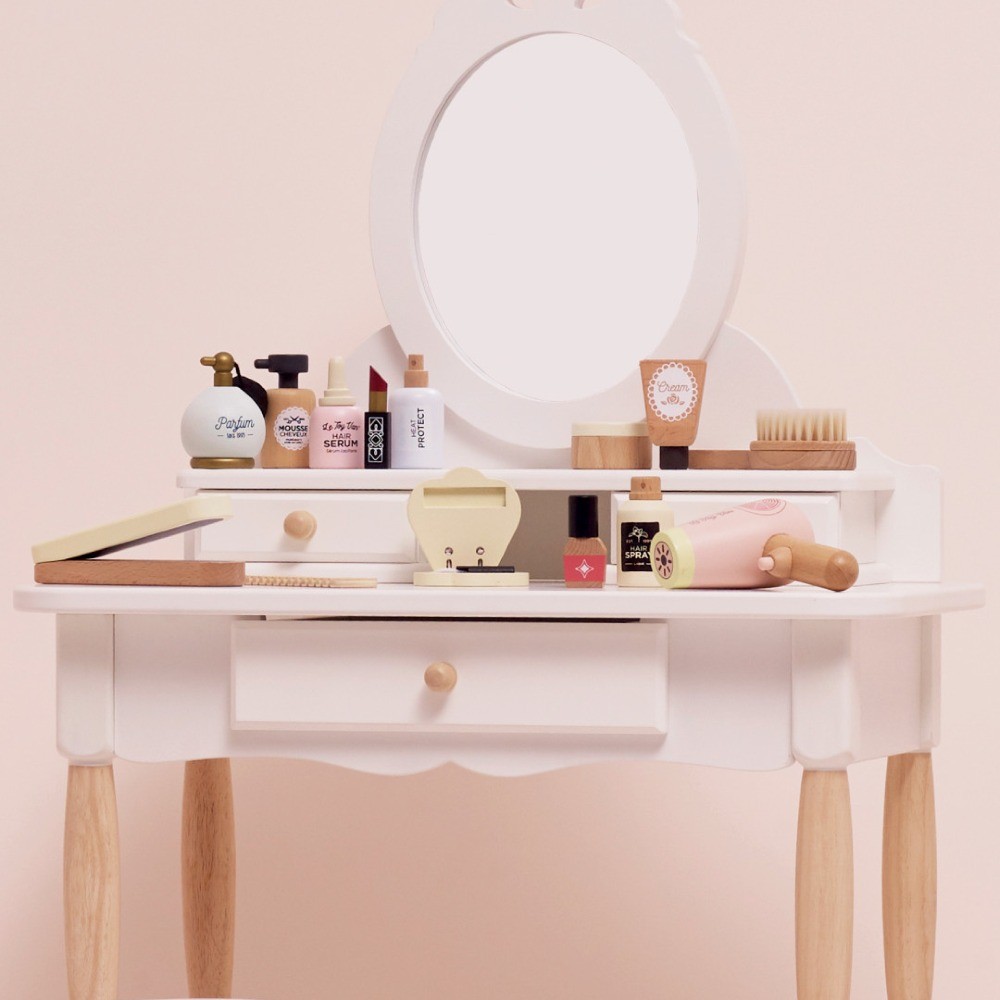 Le Toy Van toaletka drewniana z lustrem dla dziewczynki
