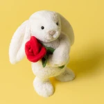 Jellycat królik Cream Bunny with Rose