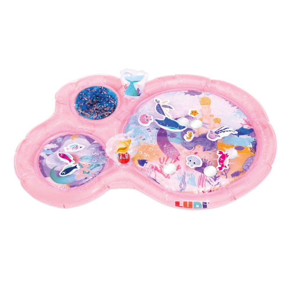 LUDI – Mata Sensoryczna z Wodą Syrenki (Mermaid Water Play Mat) – magiczna zabawa i rozwój zmysłów od 10 miesiąca życia