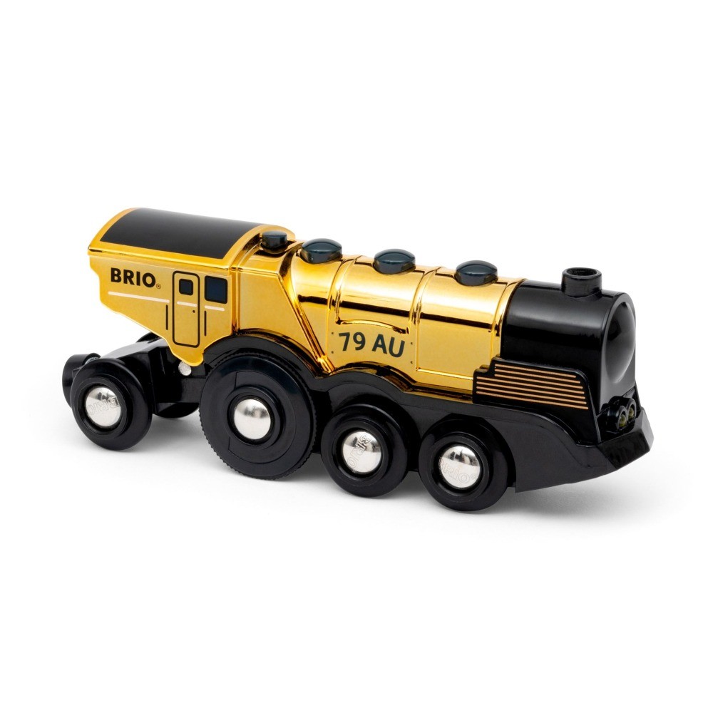 Brio lokomotywa retro na baterie Mighty Gold Action Locomotive