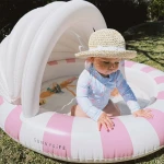 Sunnylife basen z daszkiem dla dzieci Cotton Candy Cherry