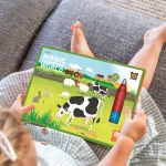 Tiger Tribe kolorowanka wodna Farma malowanie wodą