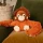 Hugimals Orangutan Ollie pluszak obciążeniowy 1,1 kg dla dzieci i dorosłych, sensoryczna maskotka terapeutyczna z funkcją grzania i chłodzenia, wsparcie wyciszenia, snu, koncentracji, SI i redukcji stresu 2+