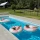 Koło do Pływania z Siatką SUNNYLiFE Luxe Tube Pool Ring Stole My Heart | Różowo-Kremowe Koło Basenowe z Siedziskiem Mesh 130 cm dla Dzieci 8+ i Dorosłych, Designerski Fotel Wodny PVC bez Ftalanów, Prezent na Wakacje.