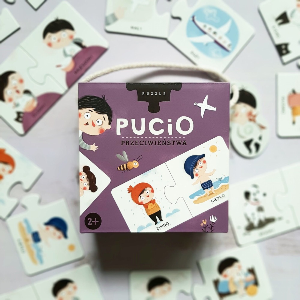 Nasza Księgarnia - puzzle dwuelementowe - Pucio - Przeciwieństwa