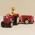 Traktor z Przyczepą Drewniany Le Toy Van 3+