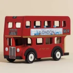 Autobus Drewniany Piętrowy London Bus Le Toy Van 3+