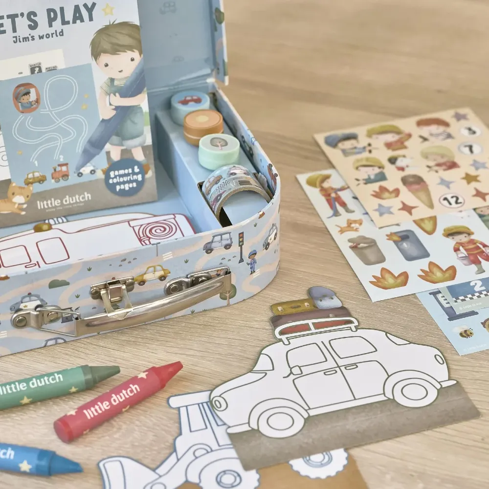 Little Dutch Kreatywna walizka Jim & Friends