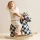 Konik na Biegunach Kids Concept Miro Ciemnoturkusowy (18m+) | Drewniany Bujak dla Dziecka do 50kg, Wspiera Równowagę i Motorykę Dużą, Wykonany z Drewna FSC®, Stabilny i Bezpieczny, Idealny Prezent na Drugie Urodziny dla Chłopca i Dziewczynki.